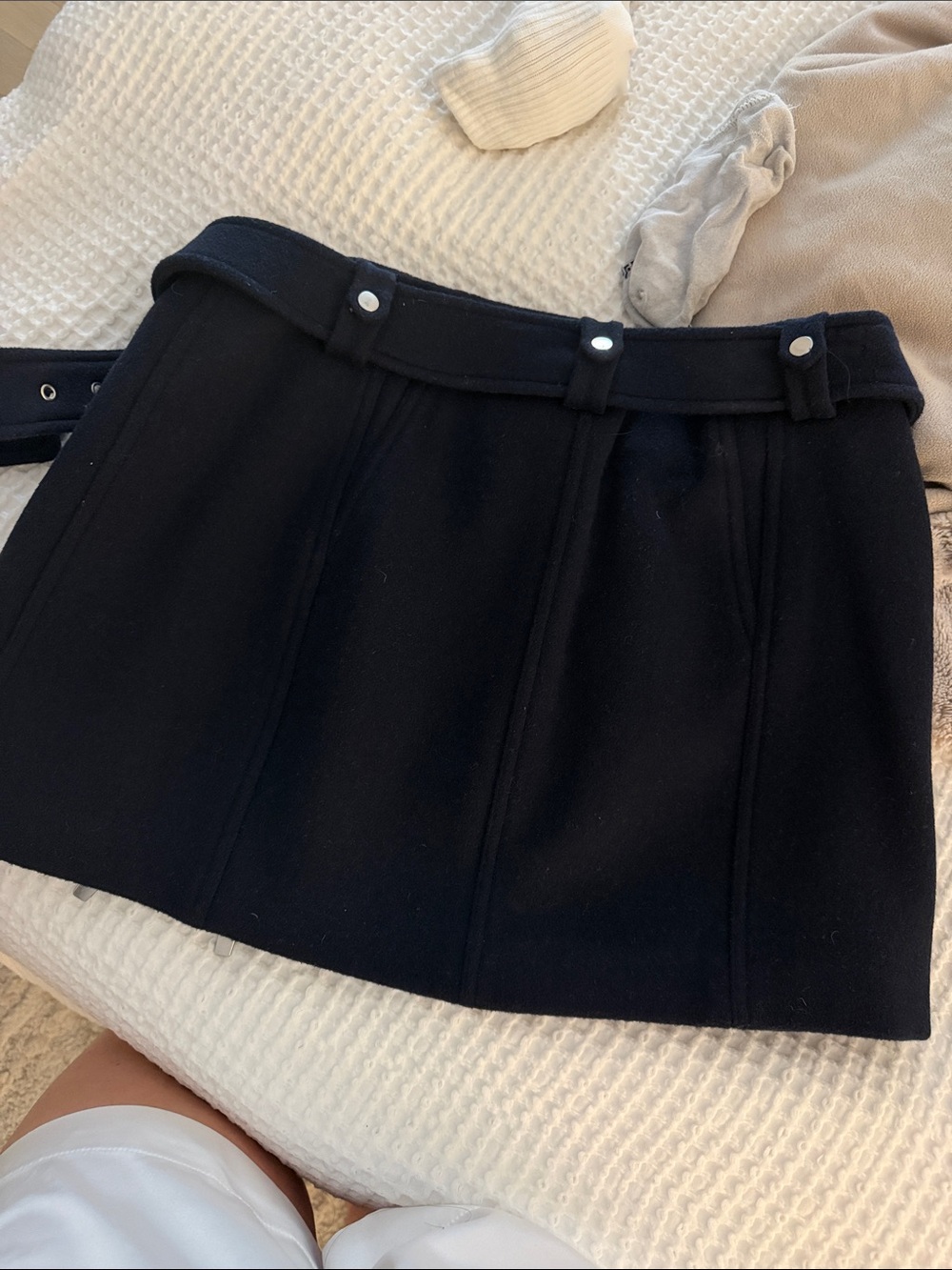 A.L.C Christian Skirt in Navy - Picture 12 of 12